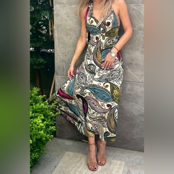 🔥🔥Zara ZW collection printed halter dress - Picture 10 of 12